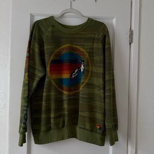 Aviator Nation camo sweatshirt